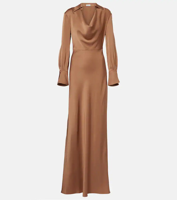  Simkhai Simkhai Adelle Draped Satin Gown 