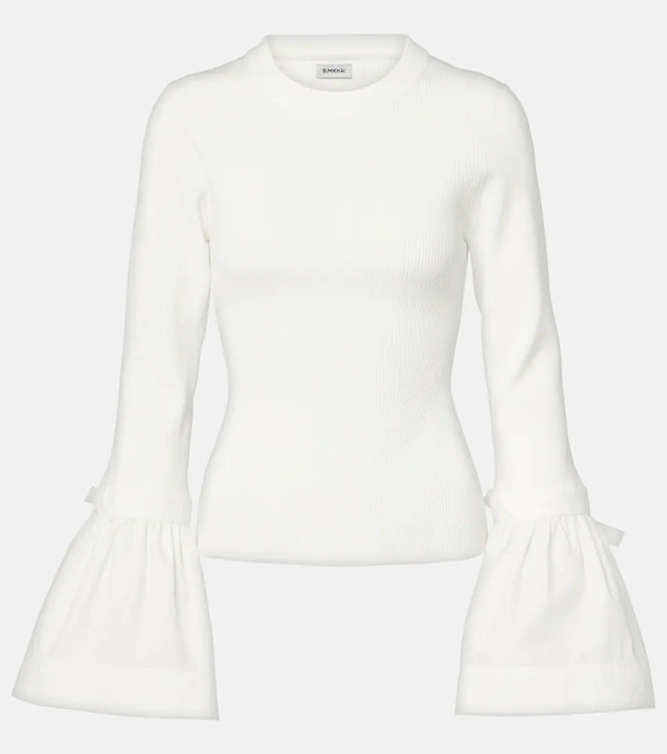  Simkhai Simkhai Agata Ruffled Top 
