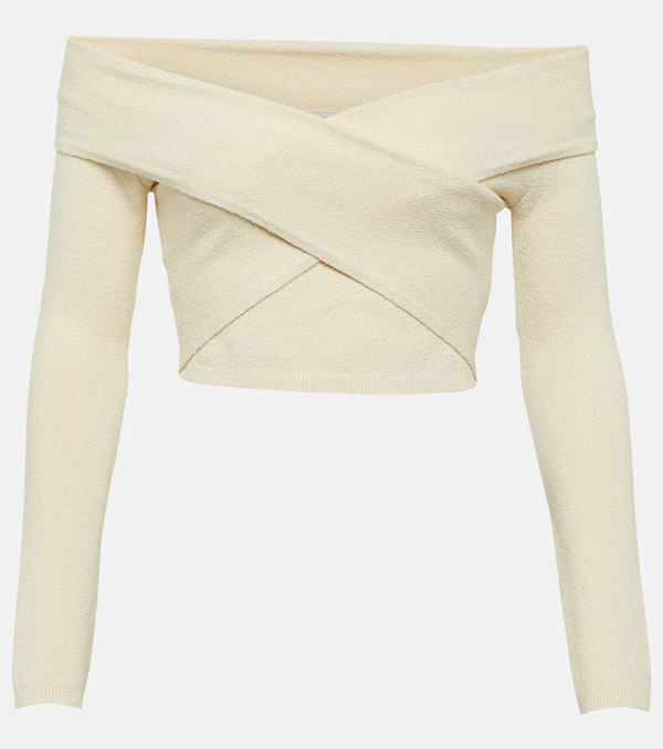  Simkhai Simkhai Aiden Off-shoulder Knit Top 