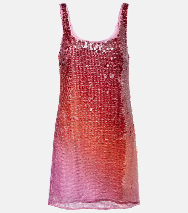  Simkhai Simkhai Alayna Ombre Sequined Minidress 