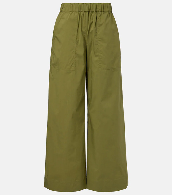  Simkhai Simkhai Arden Cotton-blend Wide-leg Pants 