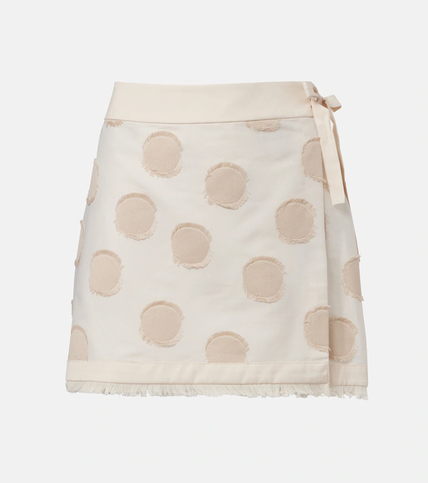  Simkhai Simkhai Bethany Polka-dot Wrap Skirt 