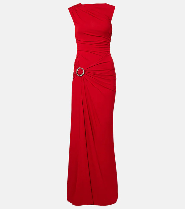  Simkhai Simkhai Blain Gathered Jersey Gown 