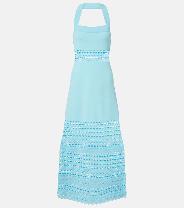  Simkhai Simkhai Blayne Open-knit Midi Dress 