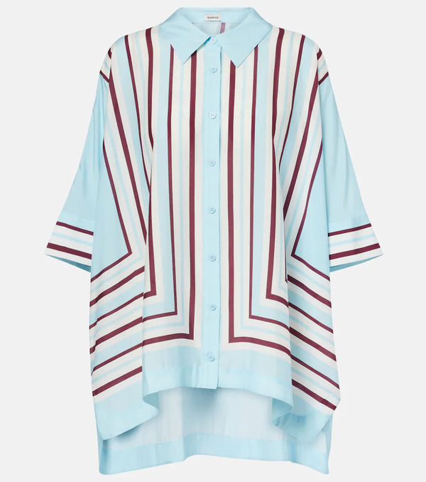  Simkhai Simkhai Bowman Printed Oversized Shirt 