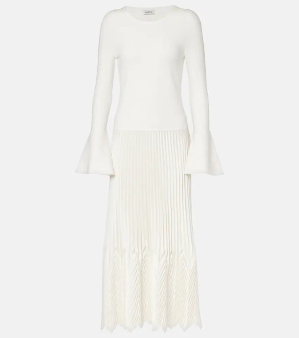  Simkhai Simkhai Damoni Pleated Midi Dress 