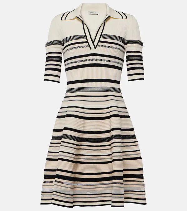  Simkhai Simkhai Dessie Striped Knitted Minidress 