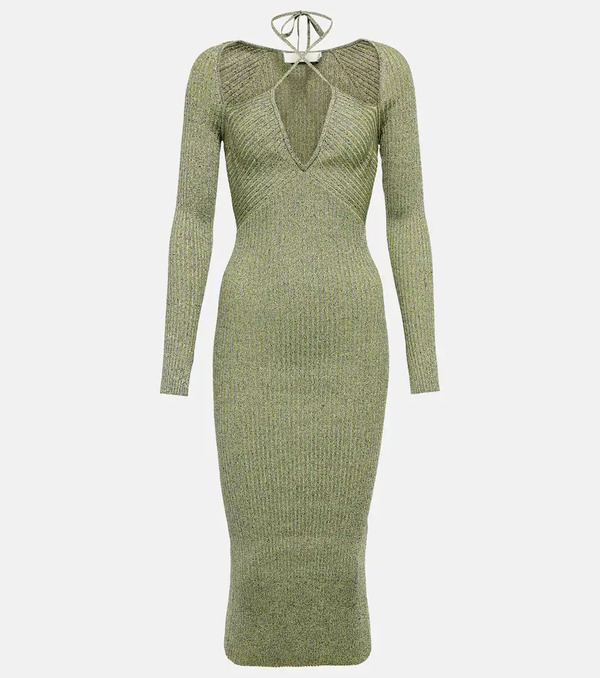  Simkhai Simkhai Elijah Ribbed-knit Midi Dress 