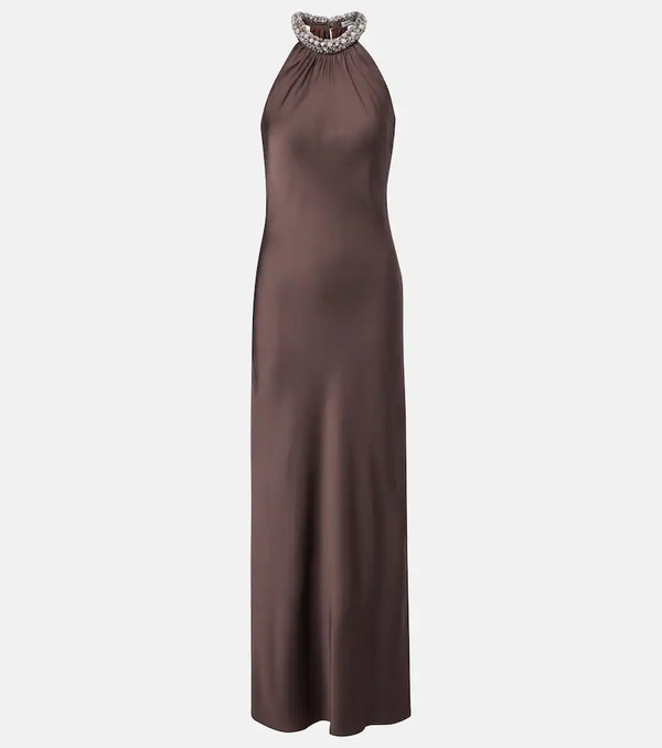  Simkhai Simkhai Embellished Satin Gown 
