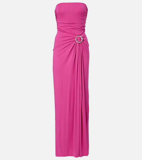  Simkhai Simkhai Emma Gathered Jersey Bustier Dress 