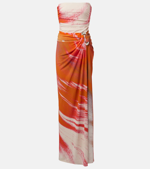  Simkhai Simkhai Emma Printed Jersey Maxi Dress 