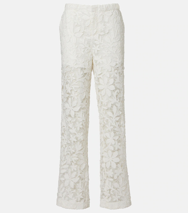  Simkhai Simkhai Floral Lace Straight Pants 