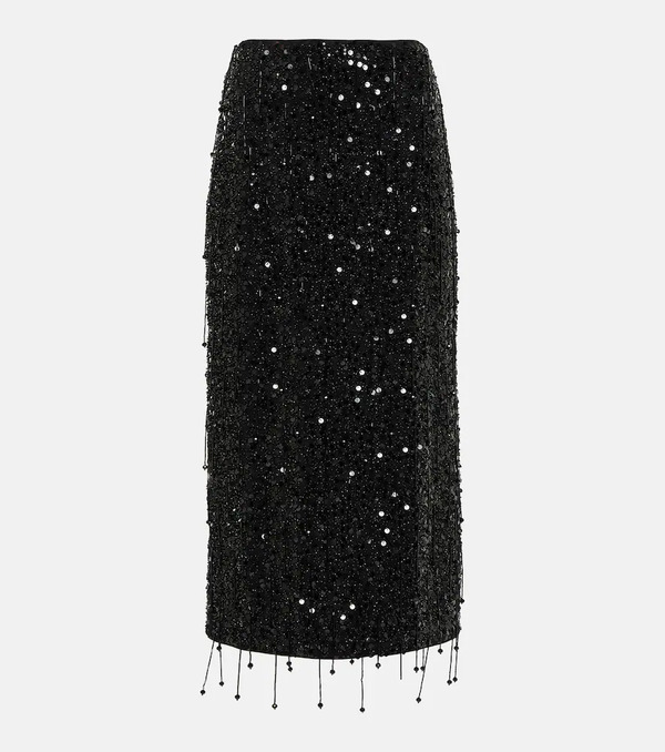  Simkhai Simkhai Gisele Sequined Midi Skirt 