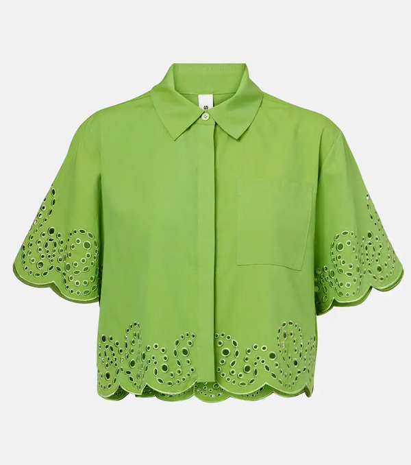  Simkhai Simkhai Keyla Broderie Anglaise Top 