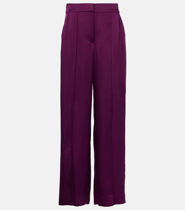  Simkhai Simkhai Kira Satin Wide-leg Pants 