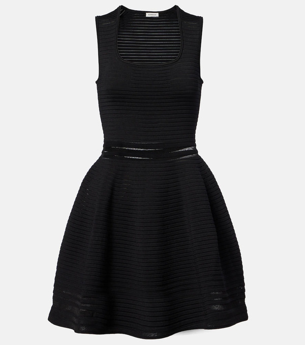  Simkhai Simkhai Lottie Ribbed-knit Sheer Minidress 