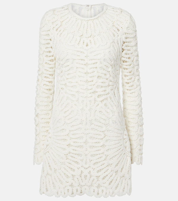  Simkhai Simkhai Mccall Crochet Cotton Minidress 
