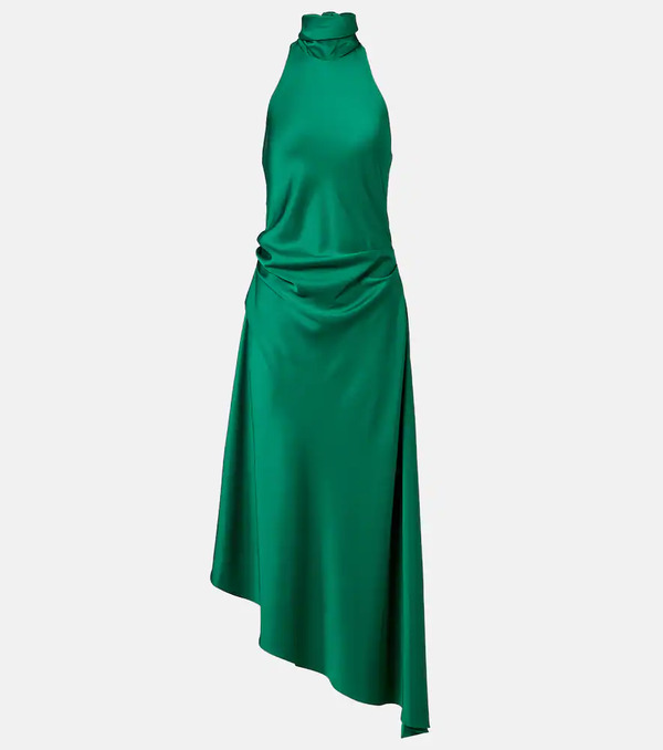  Simkhai Simkhai Monica Asymmetric Satin Midi Dress 