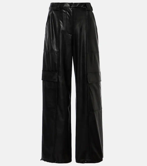  Simkhai Simkhai Sofia Faux Leather Cargo Pants 