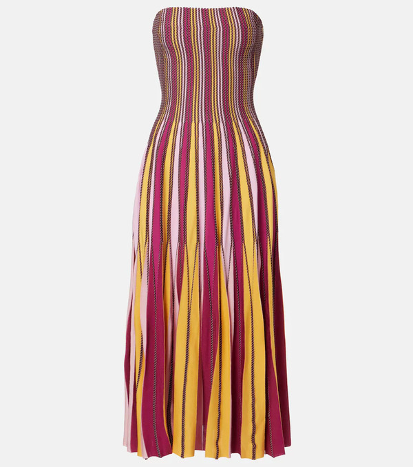  Simkhai Simkhai Soleil Striped Midi Dress 