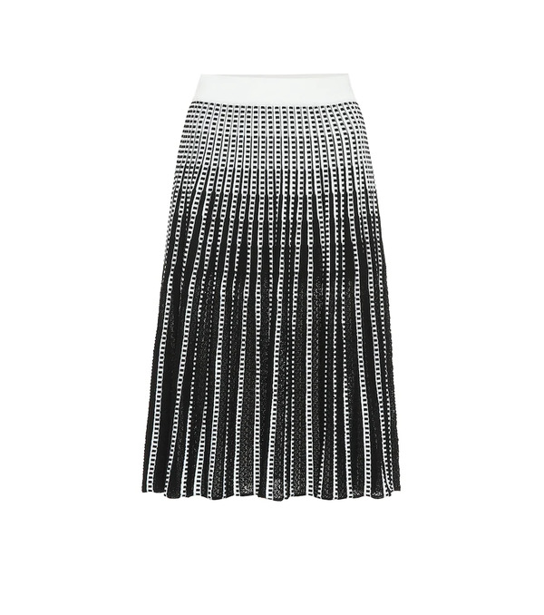  Simkhai Simkhai Striped Stretch-knit Midi Skirt 
