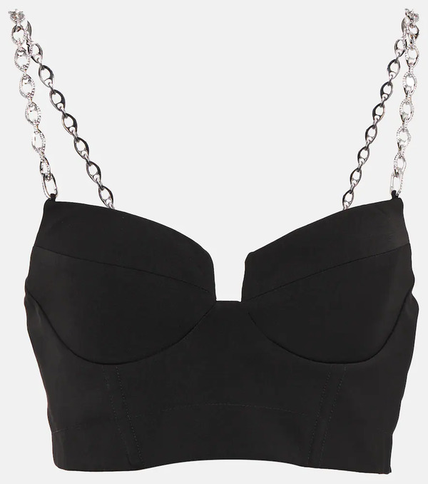  Simkhai Simkhai Trina Embellished Crop Top 
