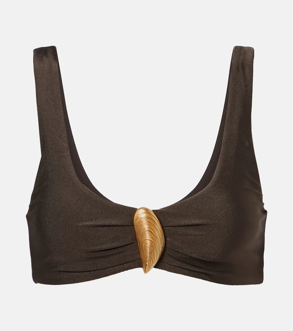  Simkhai Simkhai Veyra Applique Bikini Top 