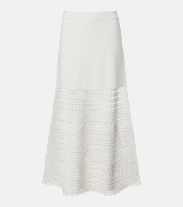  Simkhai Simkhai Westly Open-knit Midi Skirt 