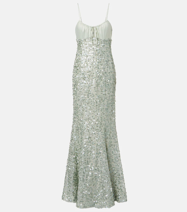  Simkhai Simkhai Zarena Sequined Gown 