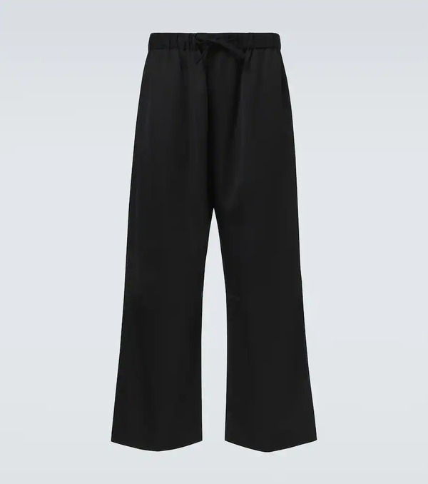  Simone Rocha Simone Rocha Crepe Satin Wide-leg Pants 