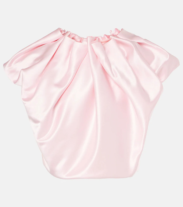  Simone Rocha Simone Rocha Draped Satin Top 