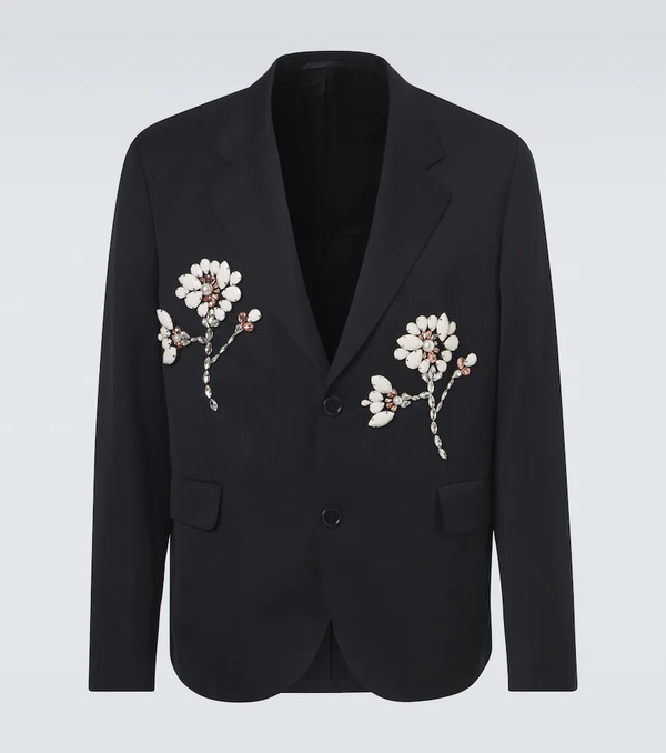  Simone Rocha Simone Rocha Embellished Blazer 