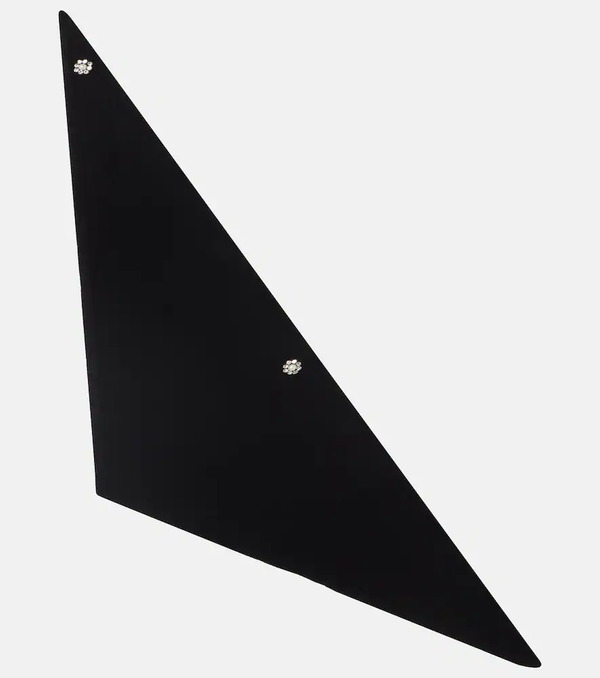  Simone Rocha Simone Rocha Embellished Cashmere Scarf 