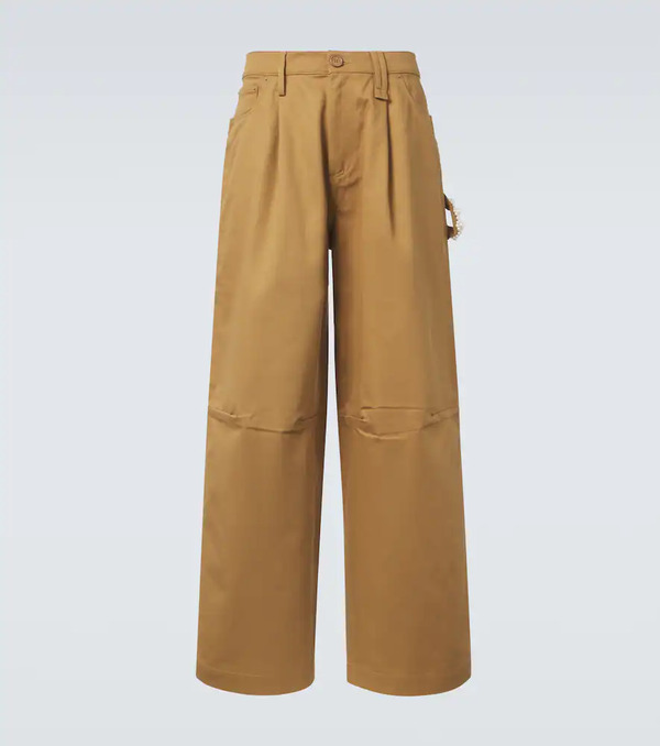  Simone Rocha Simone Rocha Embellished Wide-leg Jeans 