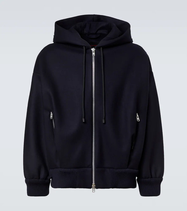  Simone Rocha Simone Rocha Embellished Wool-blend Hoodie 