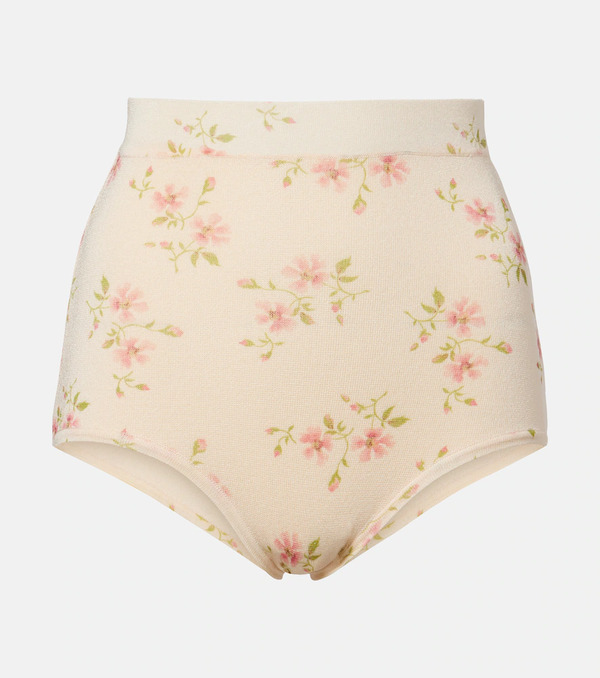  Simone Rocha Simone Rocha Floral Shorts 