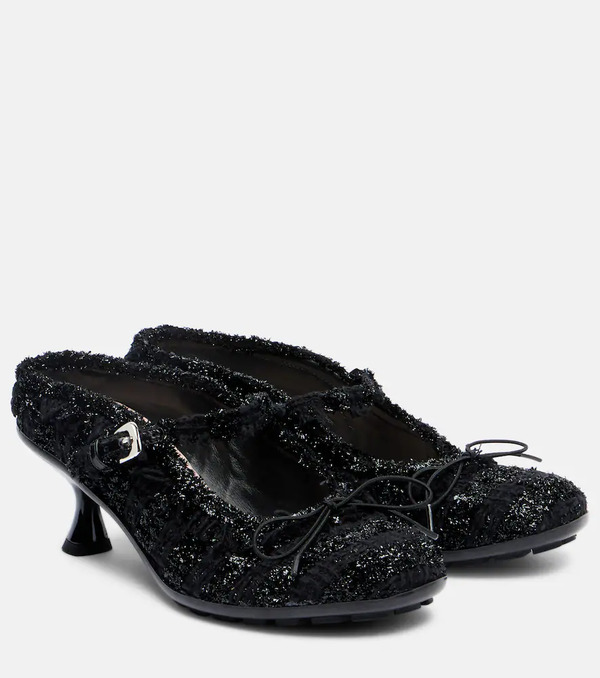  Simone Rocha Simone Rocha Grip Canvas Mules 