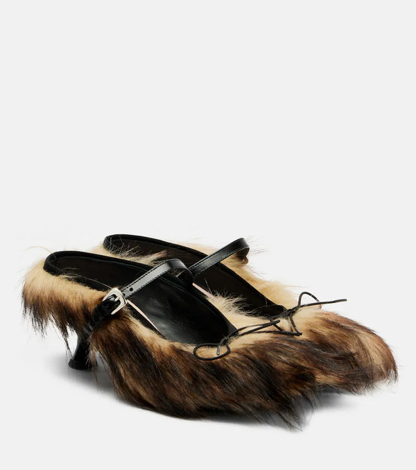  Simone Rocha Simone Rocha Grip Canvas Mules 