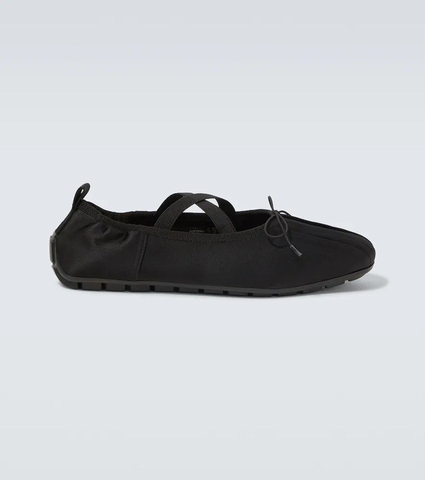  Simone Rocha Simone Rocha Grip Satin Ballet Flats 