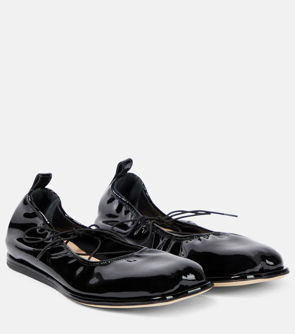  Simone Rocha Simone Rocha Patent Leather Ballet Flats 