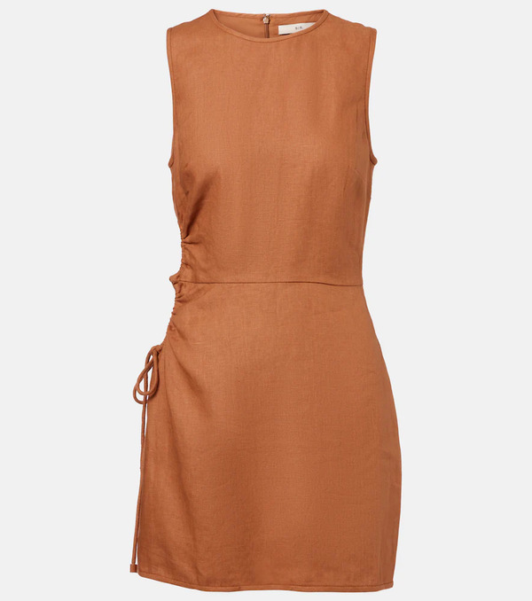  Sir Sir D'orsay Linen Minidress 