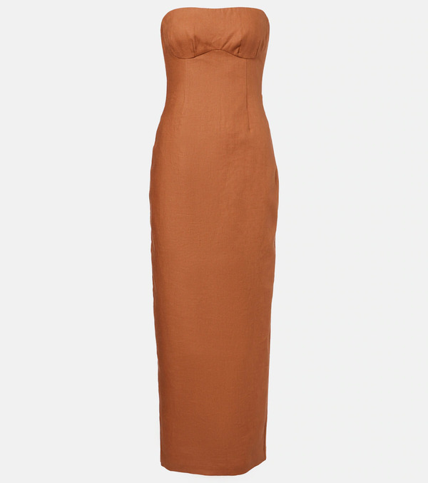  Sir Sir Evalita Linen Maxi Dress 
