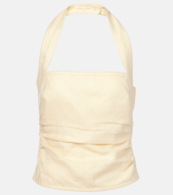  Sir Sir Jerry Ruched Linen Top 