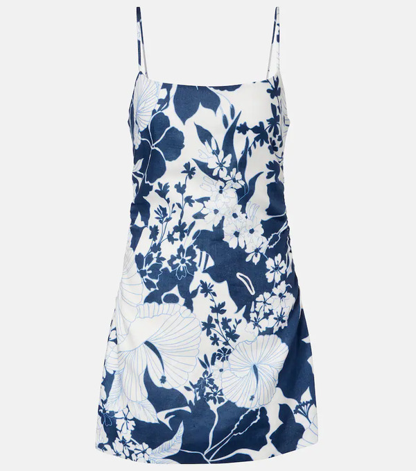  Sir Sir Paradiso Floral Linen Minidress 