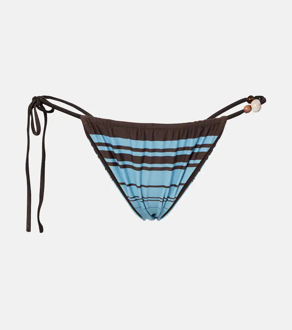  Sir Sir Rioja Beaded Striped Bikini Bottoms 