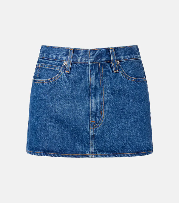  Slvrlake Slvrlake Micro Denim Miniskirt 
