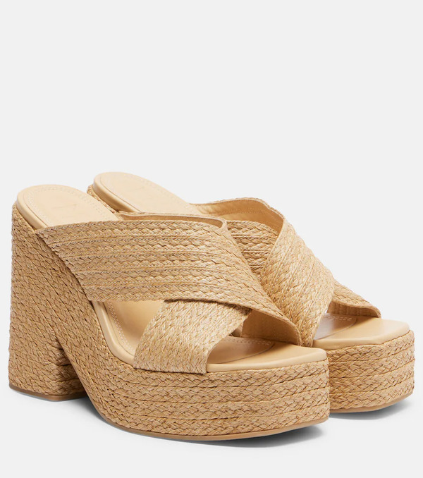  Souliers Martinez Souliers Martinez Garda Raffia Sandals 