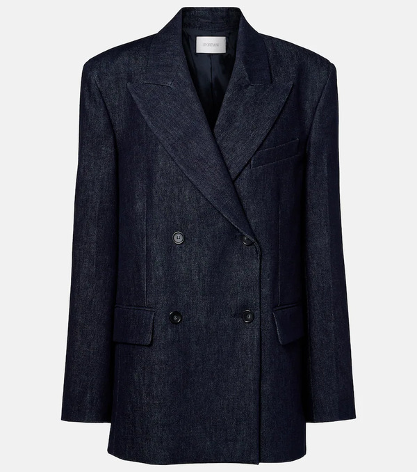  Sportmax Sportmax Ancella Double-breasted Denim Blazer 
