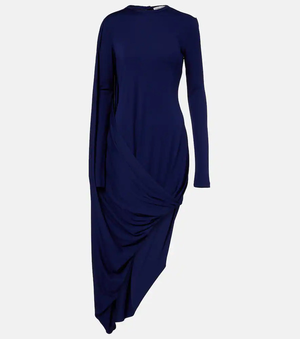  Sportmax Sportmax Ariete 1234 Draped Jersey Maxi Dress 