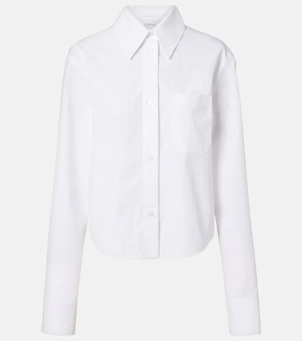  Sportmax Sportmax Ceppo Cotton-blend Poplin Shirt 